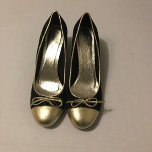 Women Chocolat Blu Gold Black Sz 10